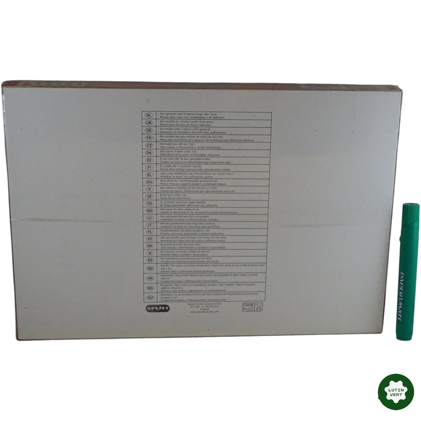 Puzzle Train Ancien 1000 pcs d'occasion FAME PUZZLES - Dès 15 ans | Ref 9160