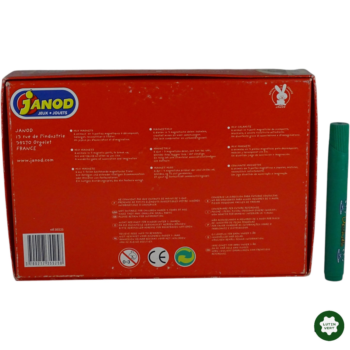 Animaux de la Ferme Magnets d'occasion JANOD - Dès 3 ans | Ref 9180