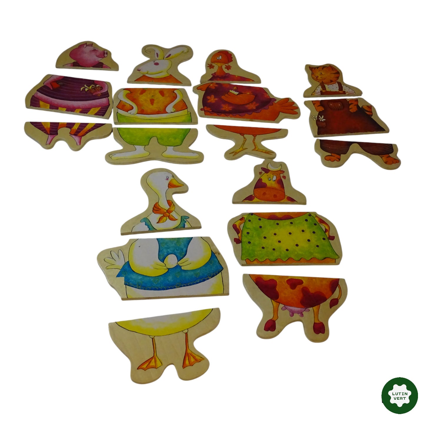 Animaux de la Ferme Magnets d'occasion JANOD - Dès 3 ans | Ref 9180
