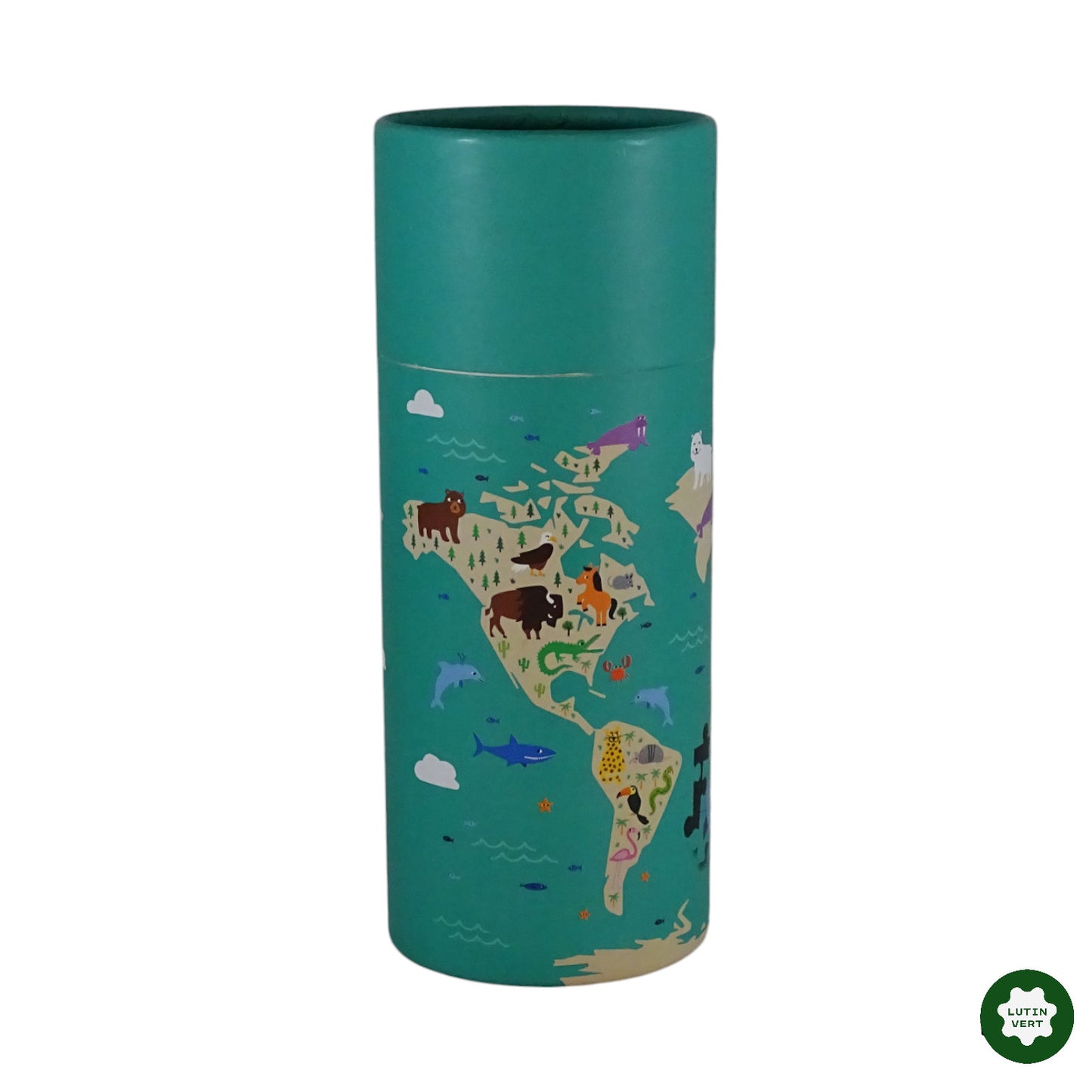 Puzzle Planisphère animaux 50 pcs d'occasion UKCA - Dès 4 ans | Ref 9174