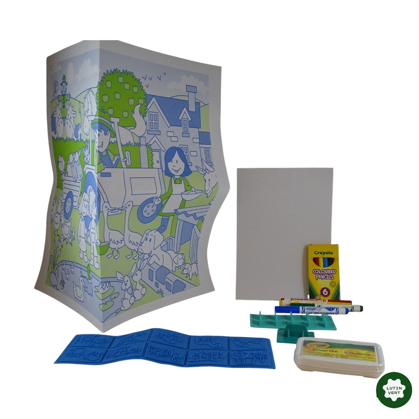 Jeux de Timbres à la ferme d'occasion CRAYOLA - Dès 4 ans | Ref 9222
