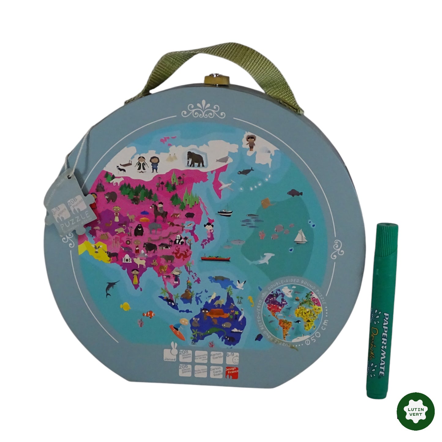 Puzzle Recto Verso Planète Bleue d'occasion JANOD - Dès 6 ans | Ref 9225