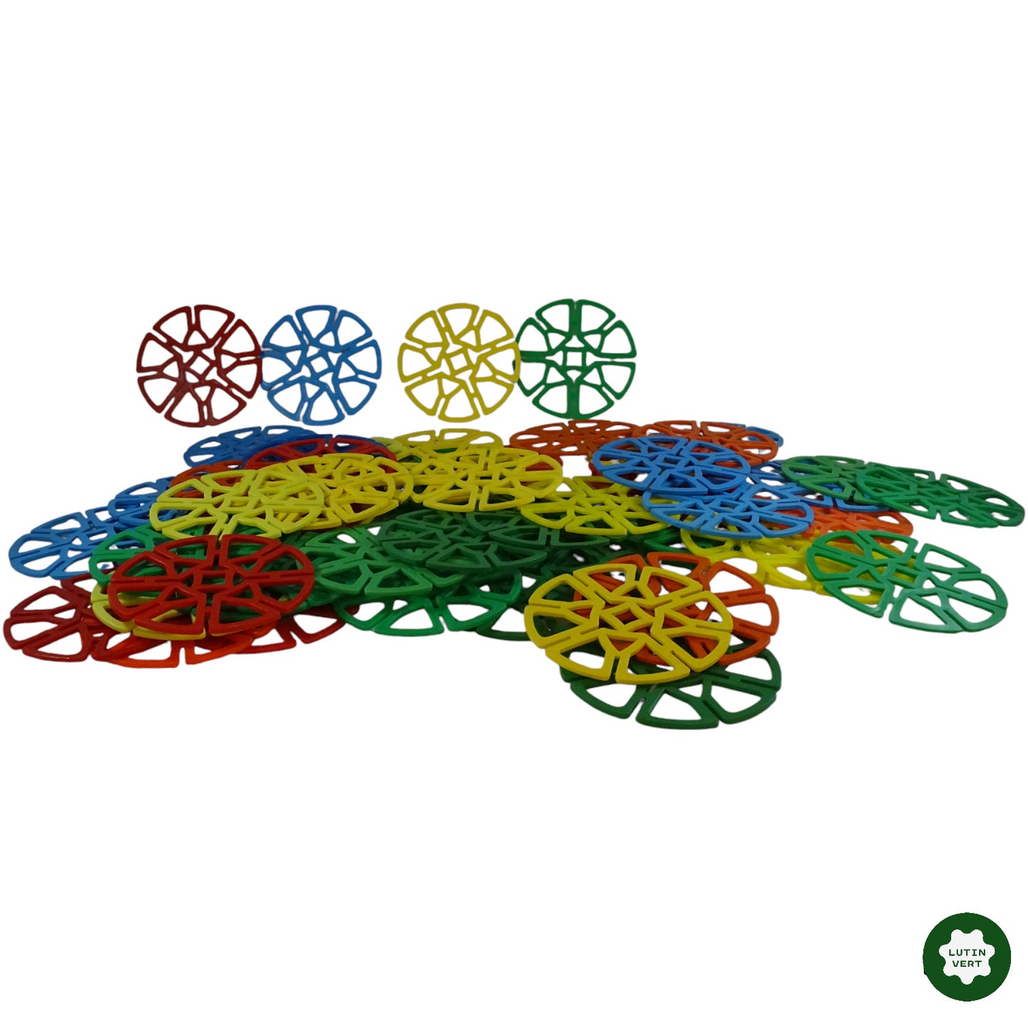 63 Blocs rond à assembler d'occasion PURCREM - Dès 3 ans | Ref 9262