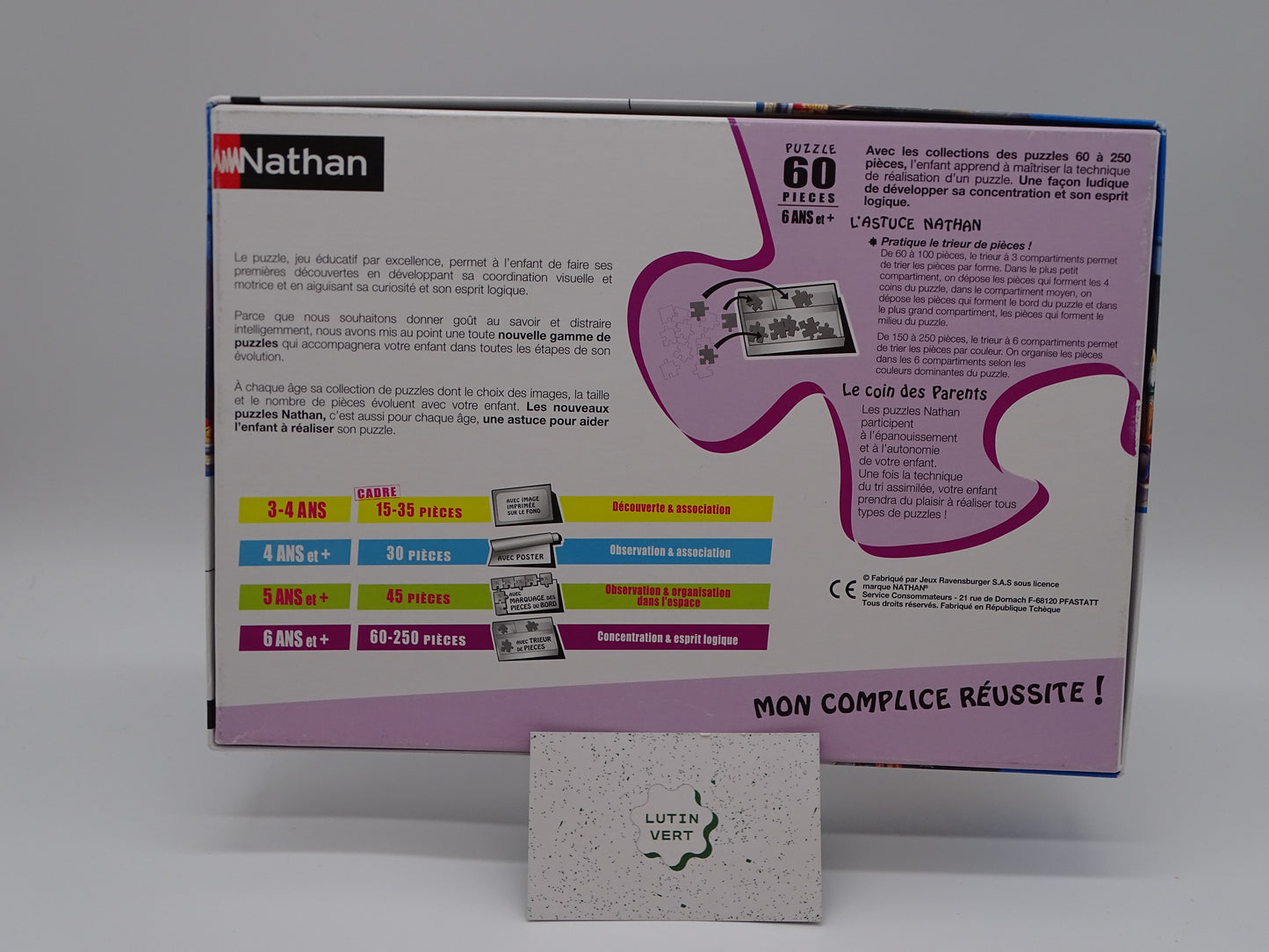 Puzzle La Belle et le Clochard d'occasion NATHAN - Dès 6 ans | Ref 13330