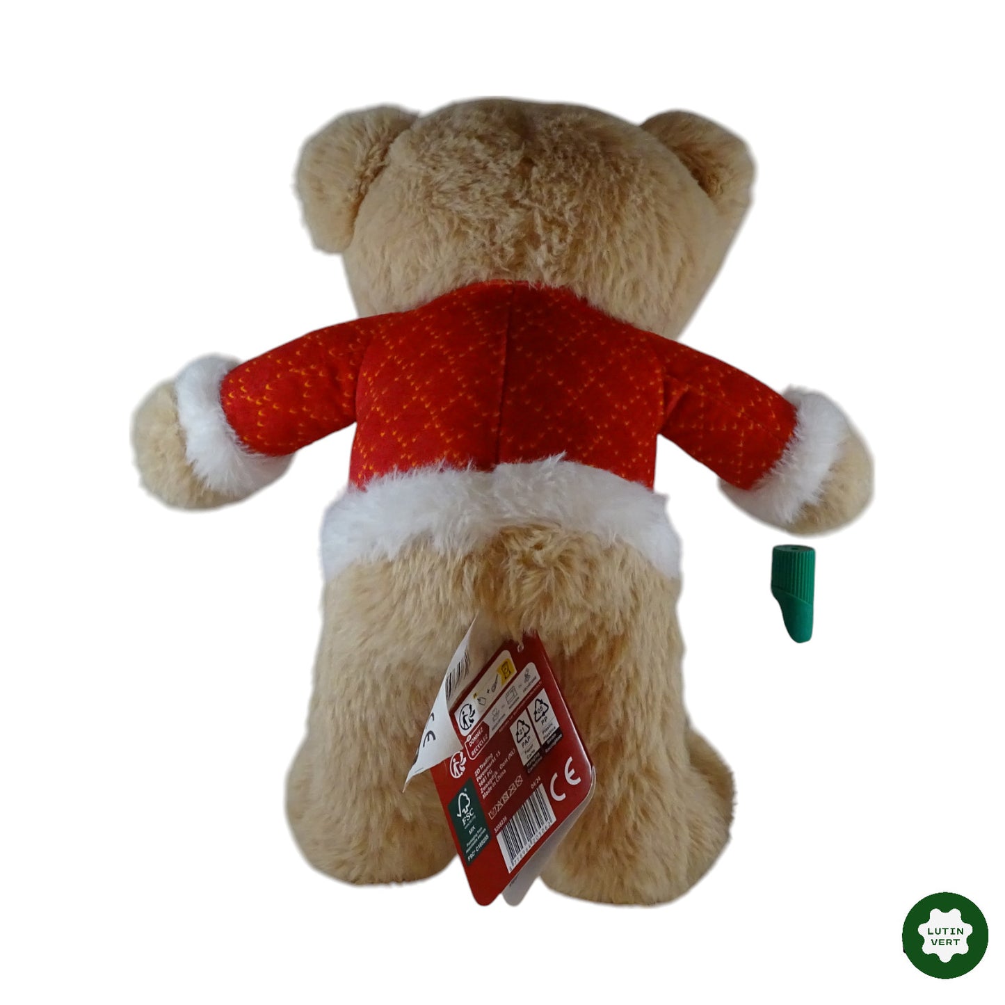 Ourson Pull Rouge d'occasion CUDDLY TOY - Dès 1 an | Ref 9370