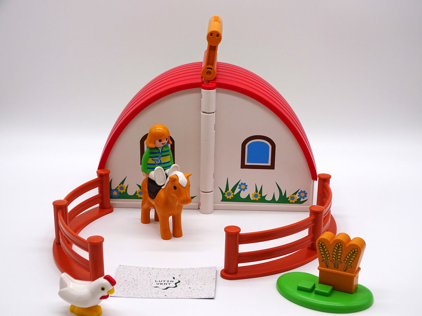 Playmobil 1,2,3 pièce unique «La ferme » d'occasion PLAYMOBIL - Dès 4 ans | Ref 13354