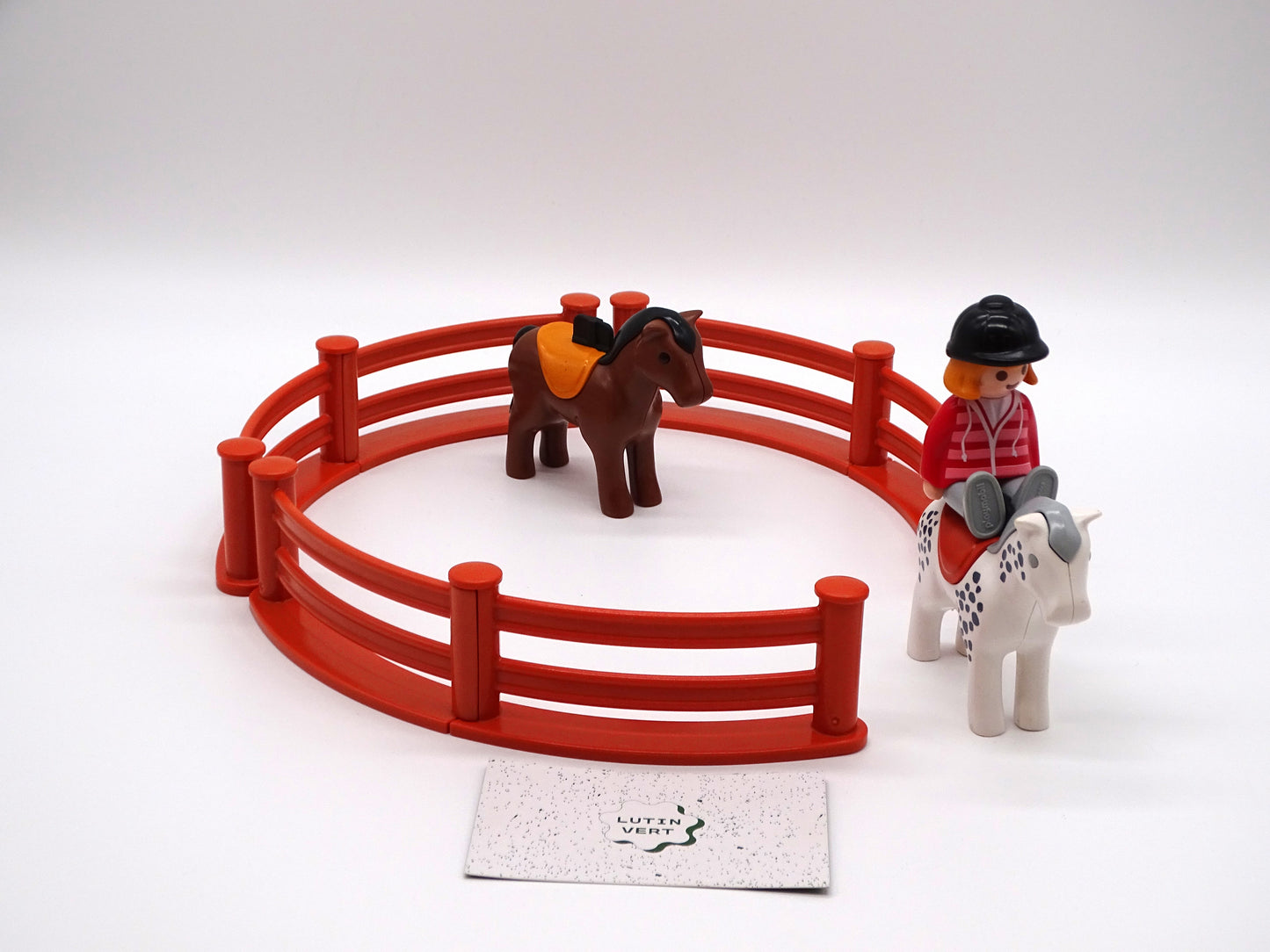 Playmobil 1,2,3 pièce unique «Le manège à chevaux » d'occasion PLAYMOBIL - Dès 4 ans | Ref 13355