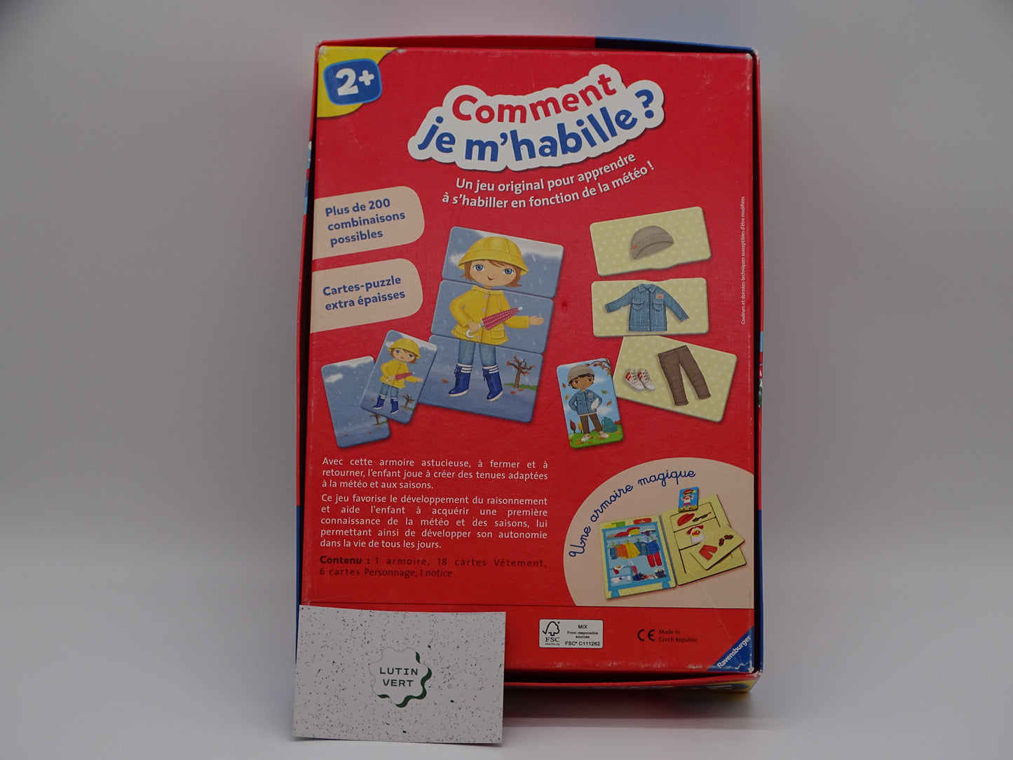 Comment je m’habille ? d'occasion RAVENSBURGER - Dès 2 ans | Ref 13363