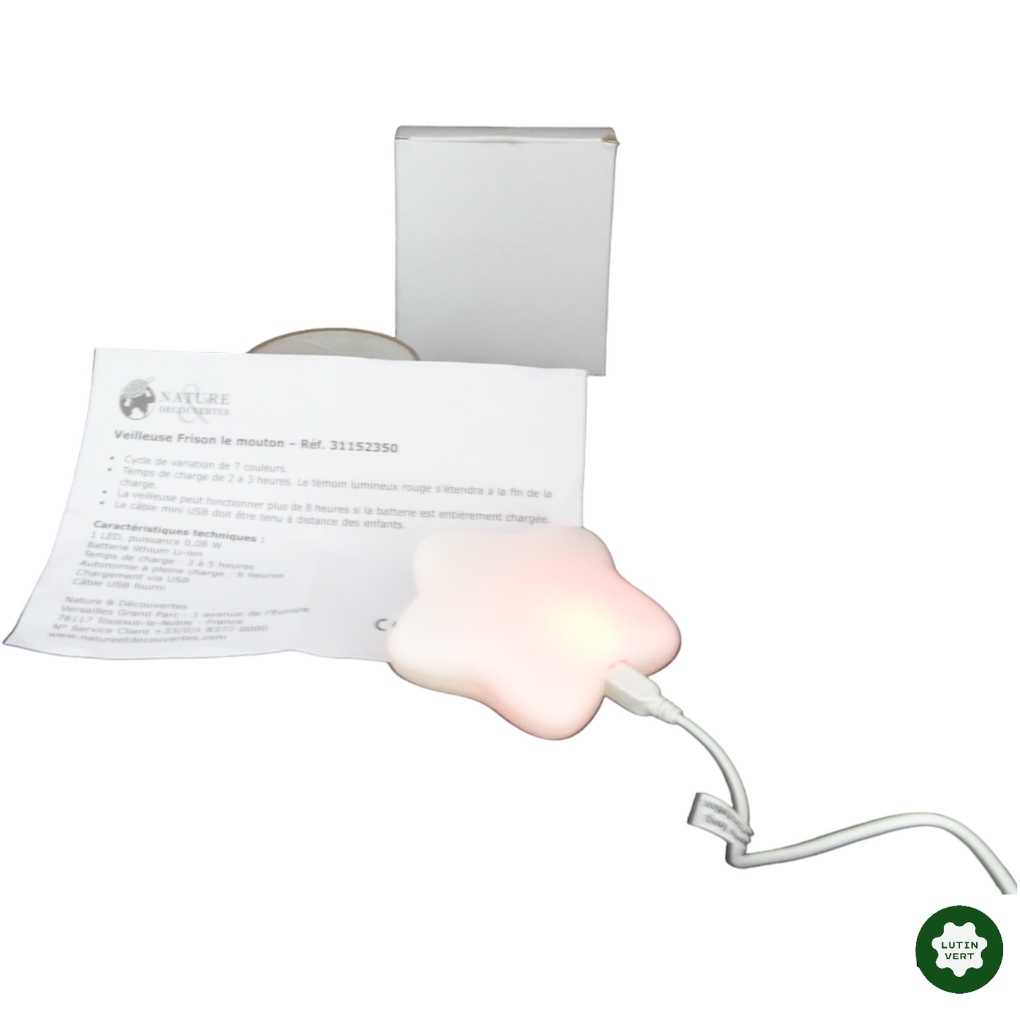 Veilleuse forme étoile d'occasion NATURE DÉCOUVERTES - Dès Naissance | Lutin Vert