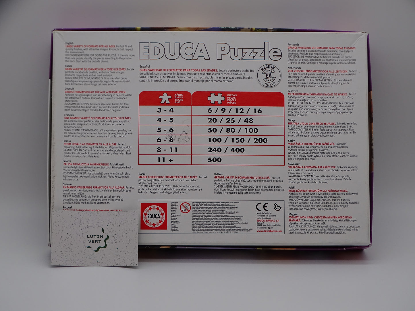 2 puzzles Disney « Sofia the First » d'occasion EDUCA - Dès 4 ans | Ref 13365