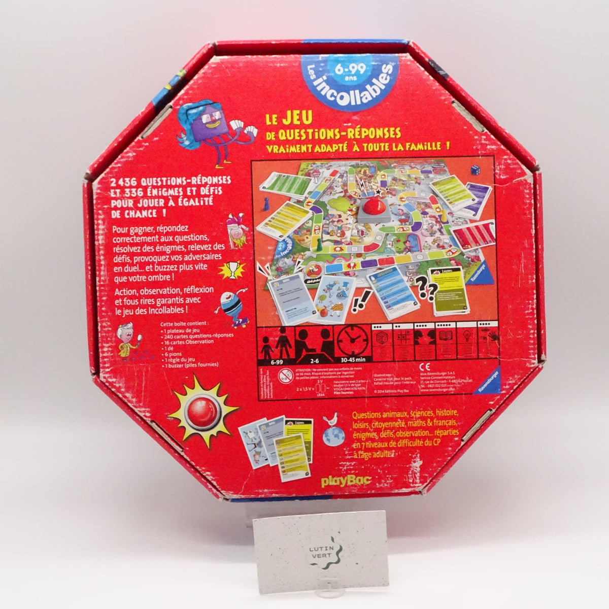 Les incollables le Jeu RAVENSBURGER - Dès 6 ans | Ref 15970