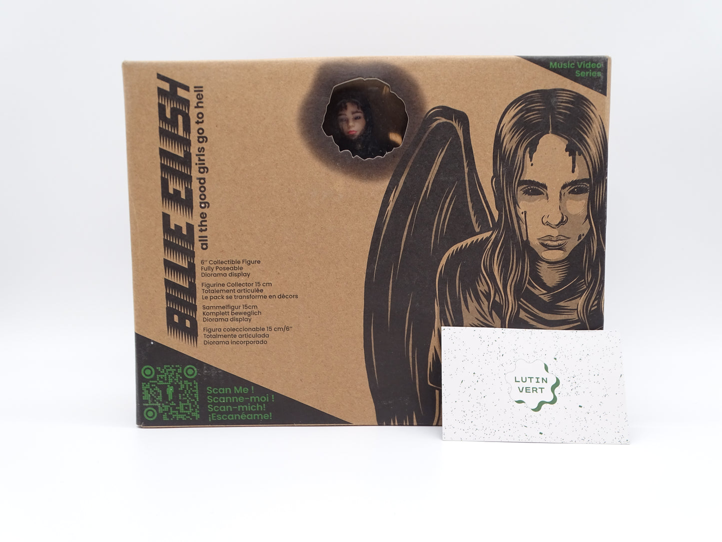 Figurine Billie Eilish d'occasion PLAYMATES - Dès 4 ans | Lutin vert Ref 13388