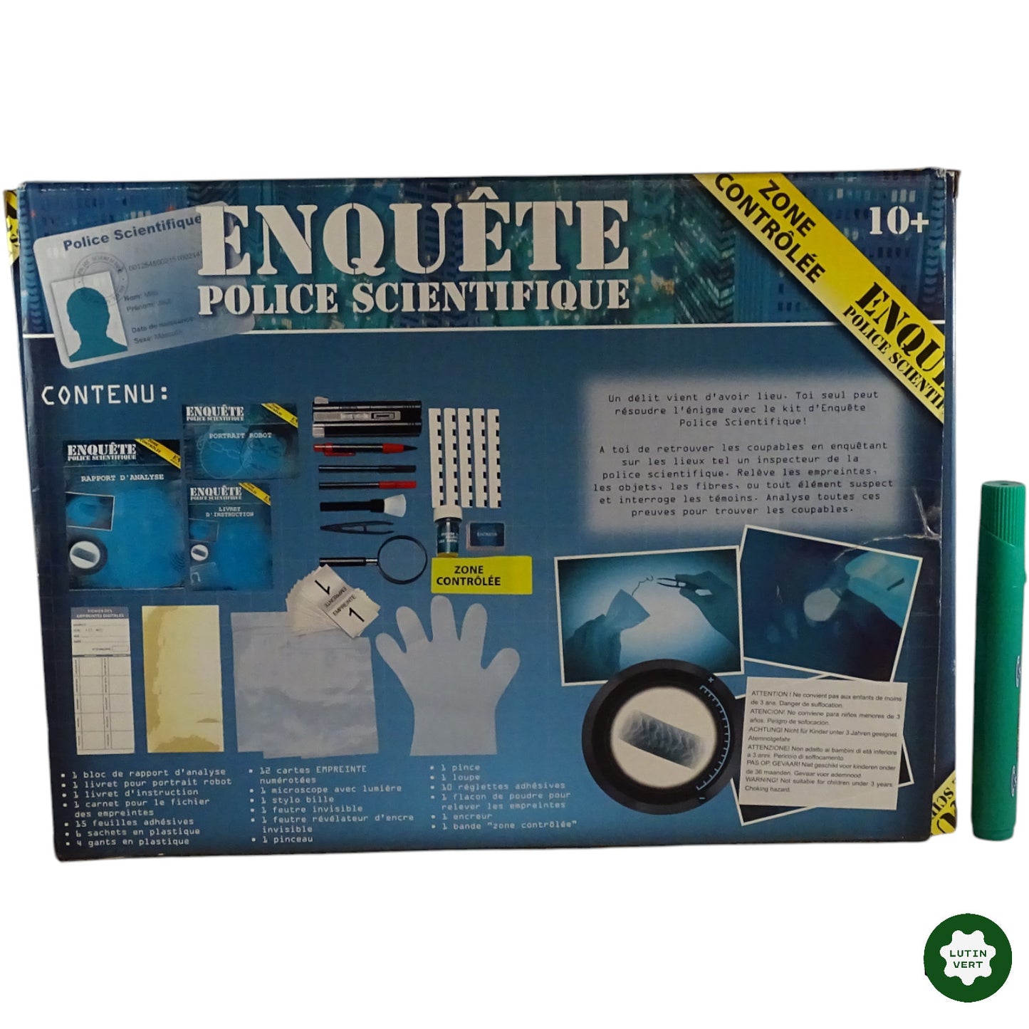 Enquête Police Scientifique d'occasion LGRI - Dès 10 ans | Ref 9360