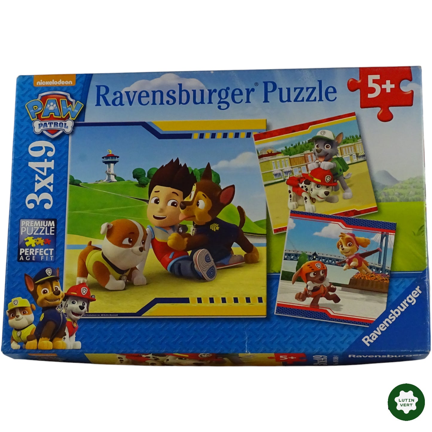 3 Puzzles Pat’Patrouille d'occasion RAVENSBURGER - Dès 5 ans | Ref 9330