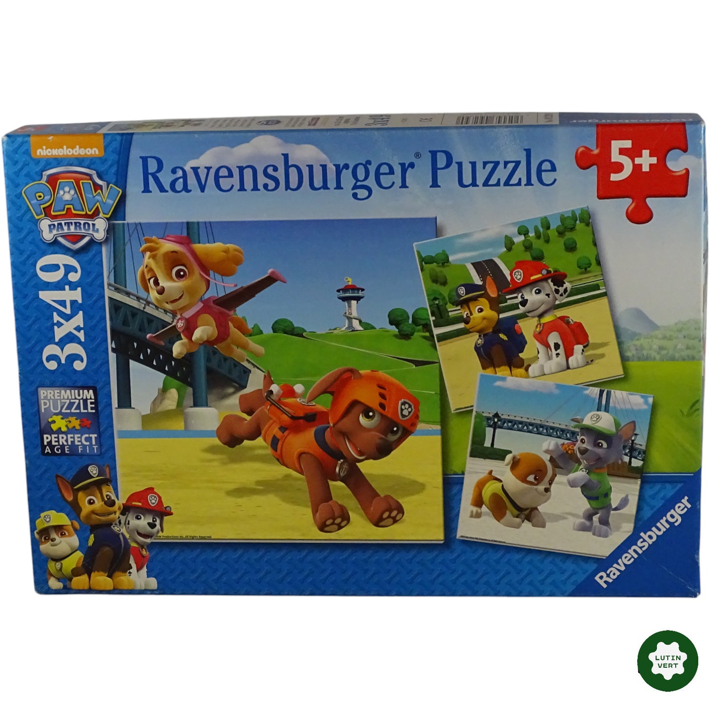 2 Puzzles Paw Patrol d'occasion RAVENSBURGER - Dès 5 ans | Ref 9329