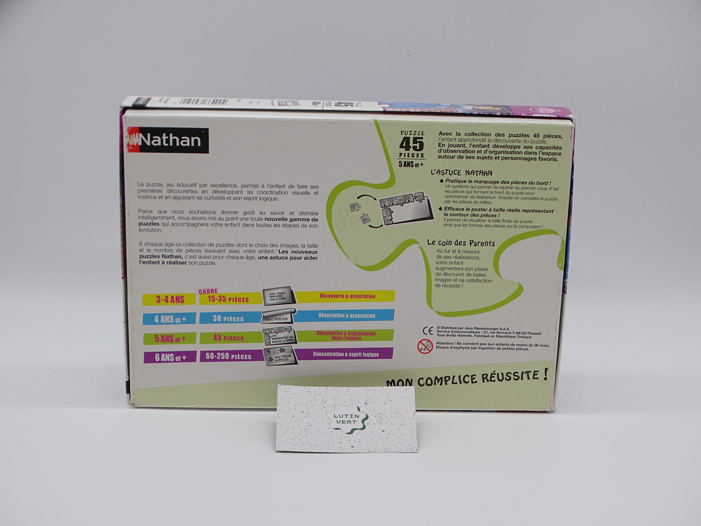 Puzzle 45 pièces Cendrillon d'occasion NATHAN - Dès 5 ans | Ref 13400