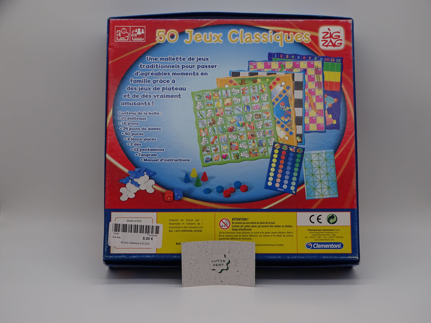 50 jeux classiques d'occasion CLEMENTONI - Dès 4 ans | Ref 13229