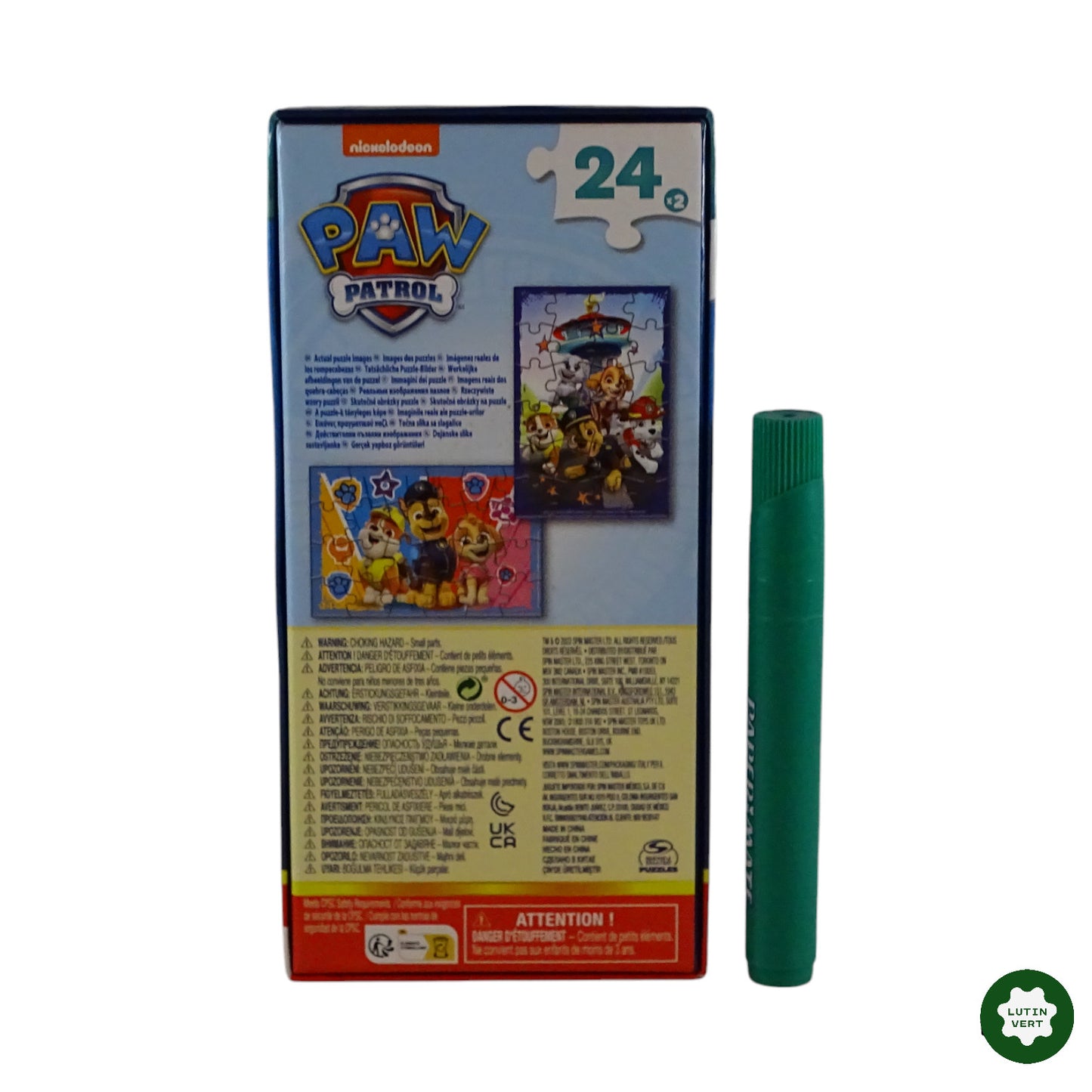 Coffret de 2 Puzzles Lenticulaires Pat Patrouille d'occasion SPIN MASTER - Dès 3 ans | Ref 9395