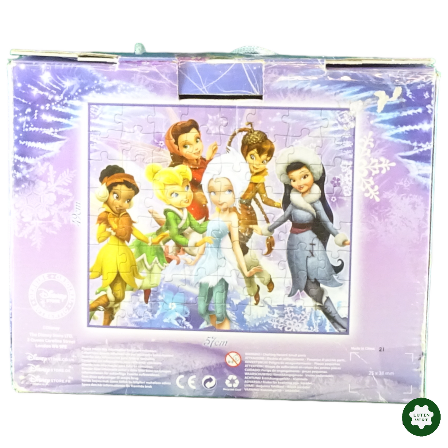 Glitter Puzzle Fée Clochette d'occasion DISNEY  - Dès 3 ans | Lutin Vert
