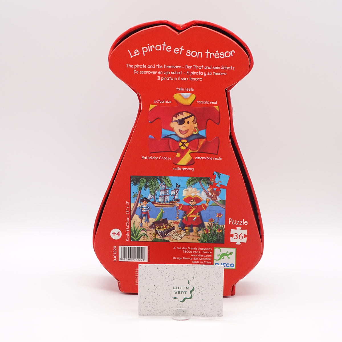 Puzzle Pirate DJECO - Dès 4 ans | Ref 16106