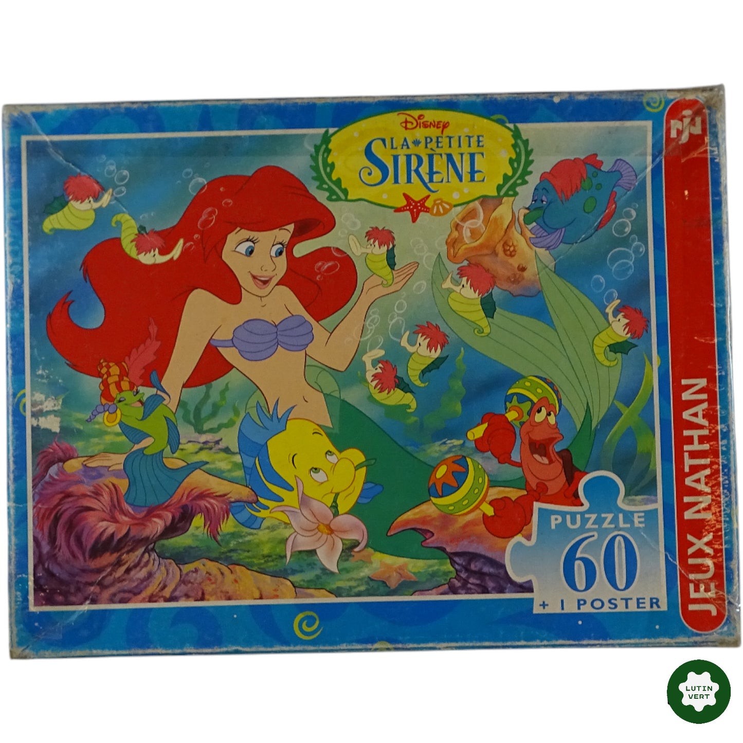 Puzzle La Petite Sirène 60piéces d'occasion NATHAN - Dès 5 ans | Ref 9445