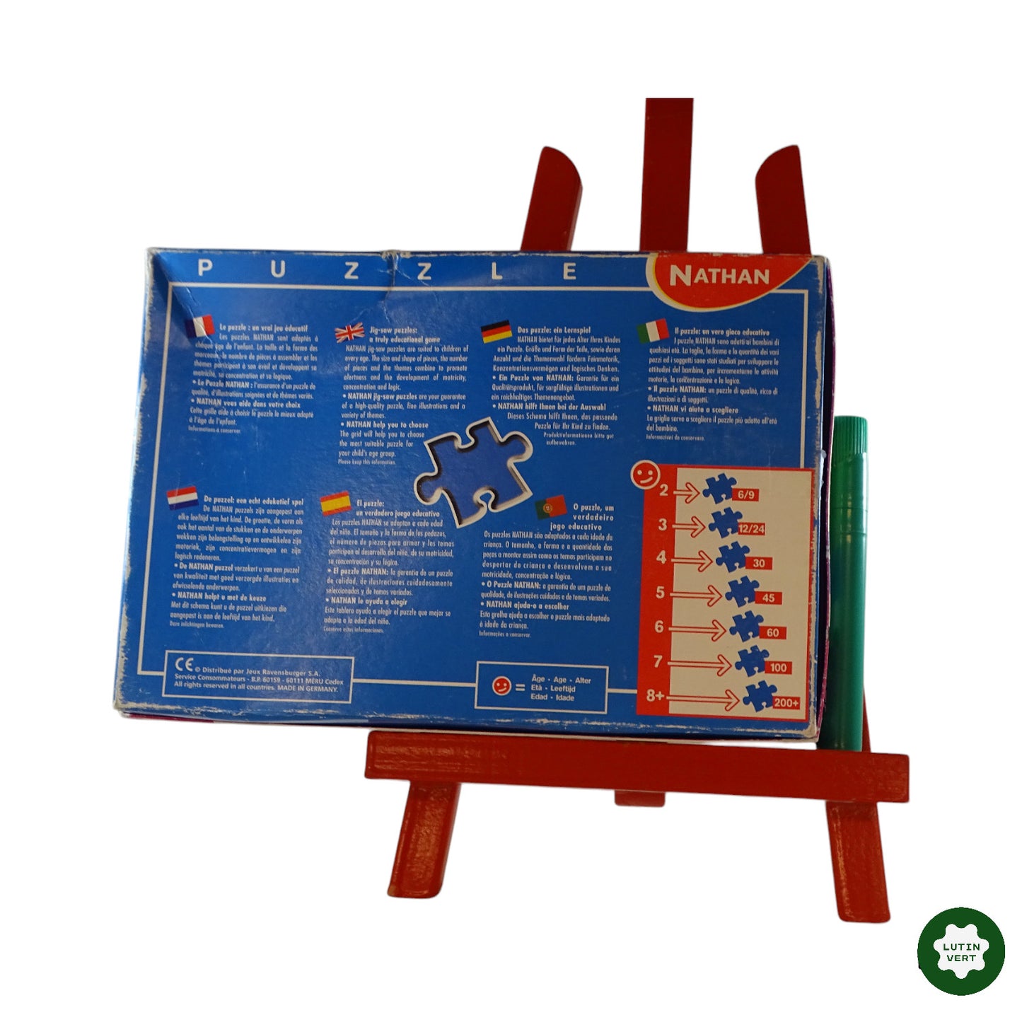 Puzzle Blanche Neige et les Sept Nains d'occasion NATHAN - Dès 6 ans | Ref 9436