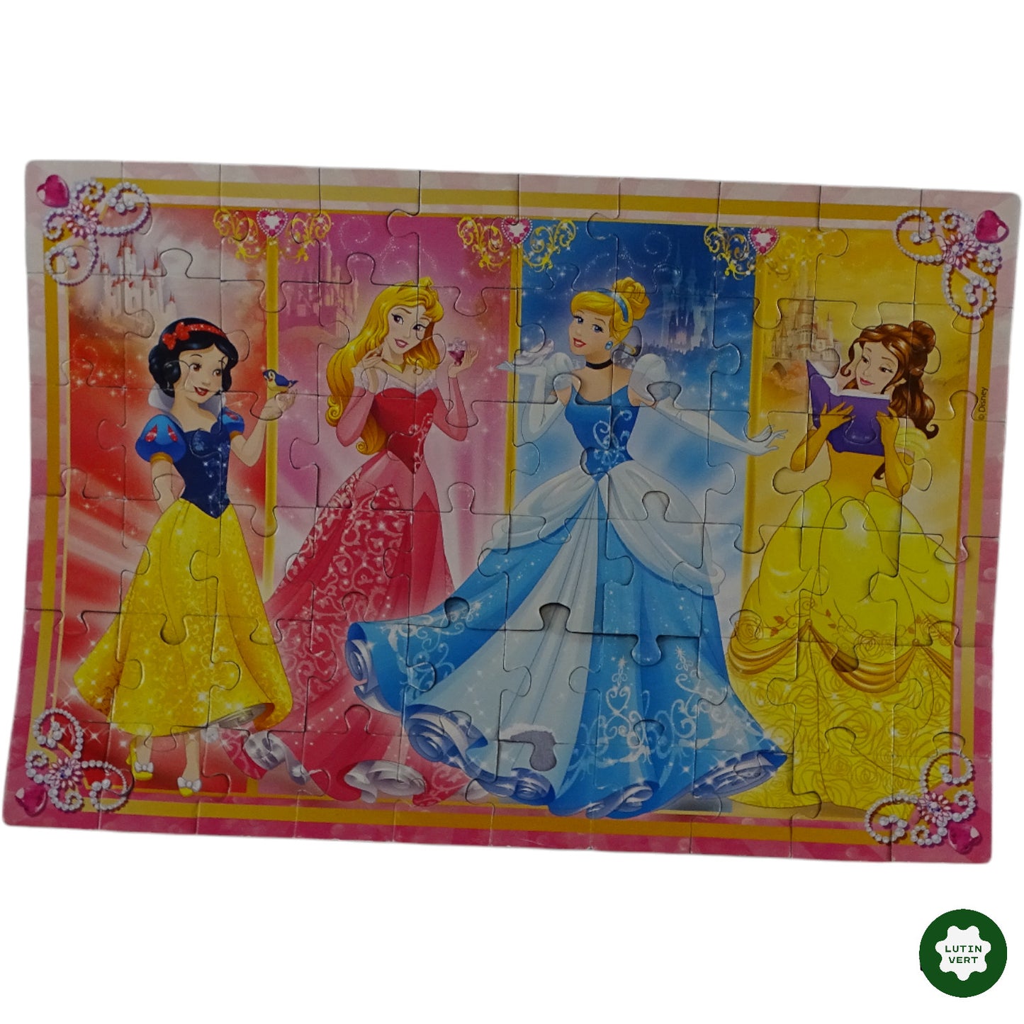 2 Puzzle Princesses Disney SuperColor d'occasion CLEMENTONI - Dès 5 ans | Ref 9426