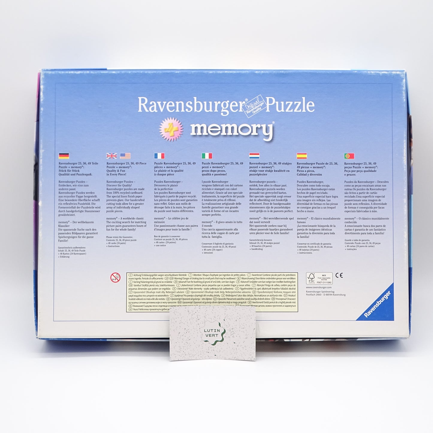 Puzzles & Mémory Disney Frozen d'occasion RAVENSBURGER - Dès 4 ans | Ref 13531