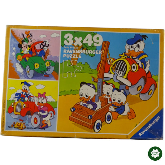 3 Puzzles Mickey, Disney 49 pièces d'occasion RAVENSBURGER - Dès 5 ans | Ref 9435