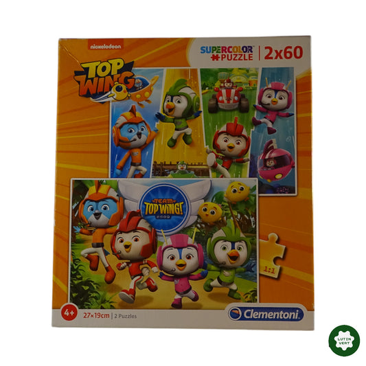 2 Puzzle TopWing 60 pcs Clementoni - Dès 4 ans | Ref 9466