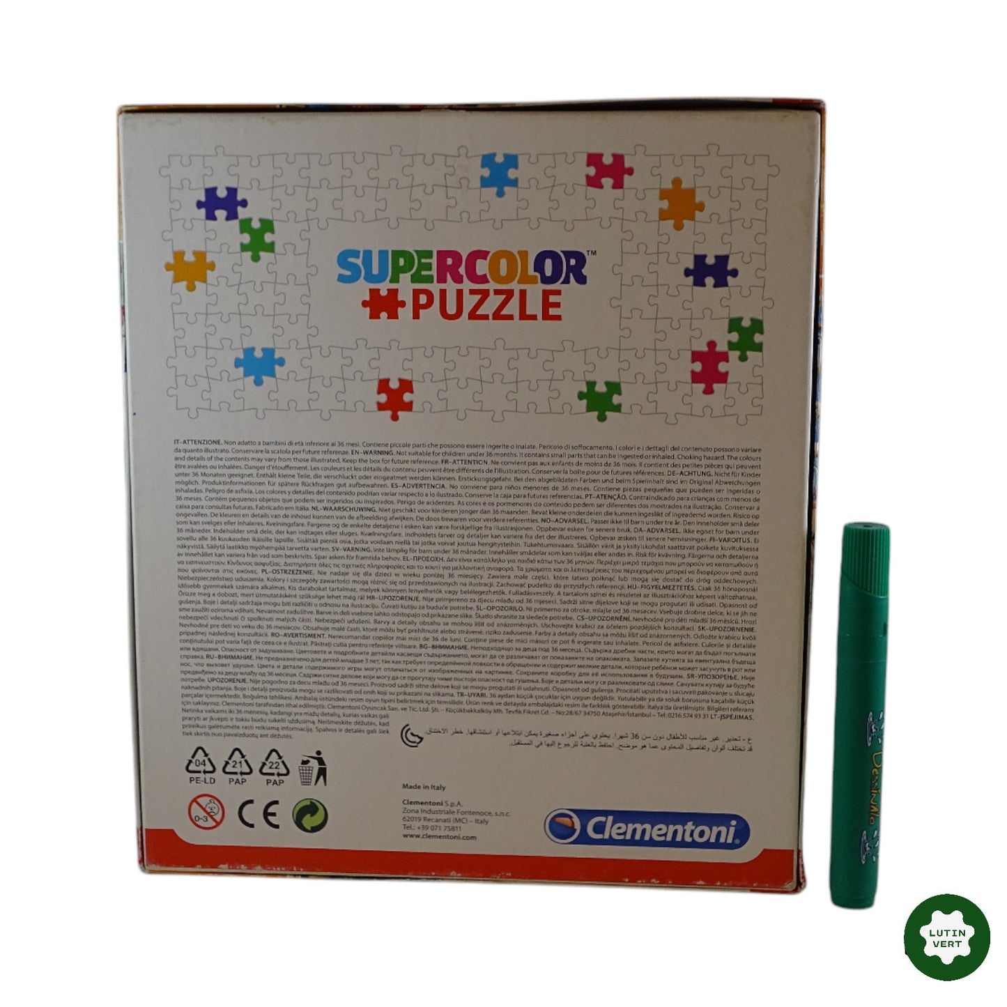 2 Puzzle TopWing 60 pcs Clementoni - Dès 4 ans | Ref 9466