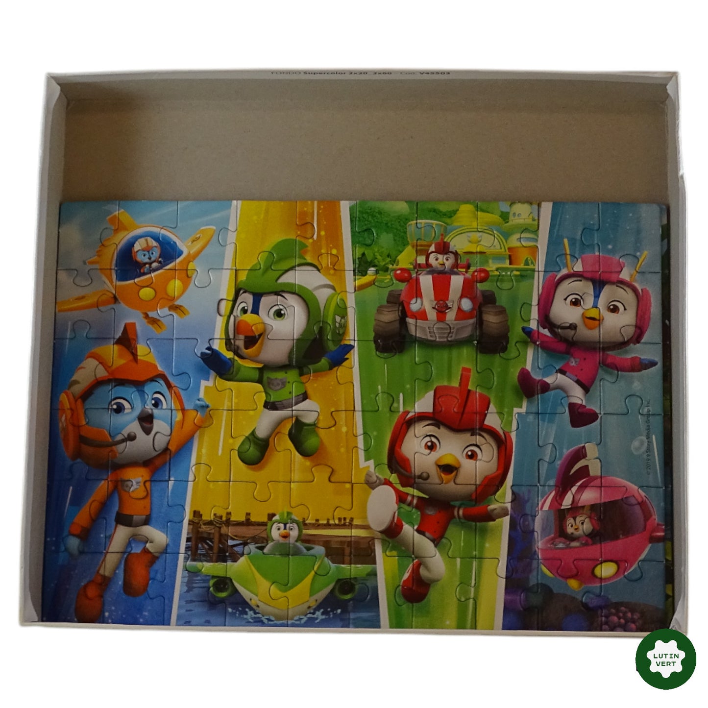 2 Puzzle TopWing 60 pcs Clementoni - Dès 4 ans | Ref 9466