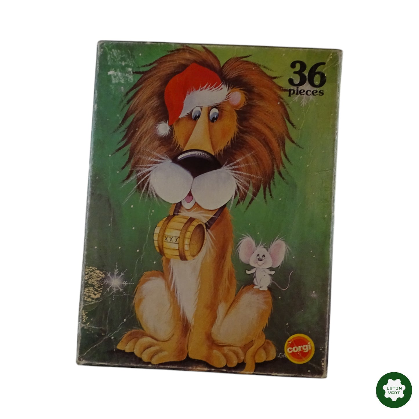 Puzzle Lion Noël 36 pcs d'occasion CORGI - Dès 5 ans | Ref 9463