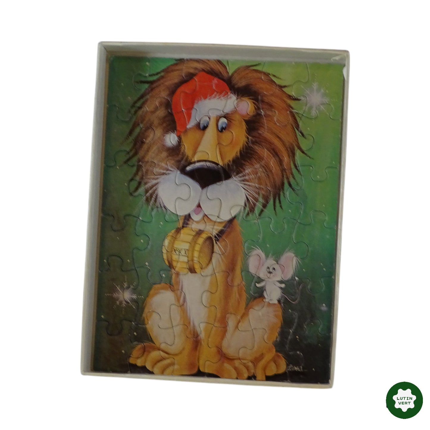 Puzzle Lion Noël 36 pcs d'occasion CORGI - Dès 5 ans | Ref 9463
