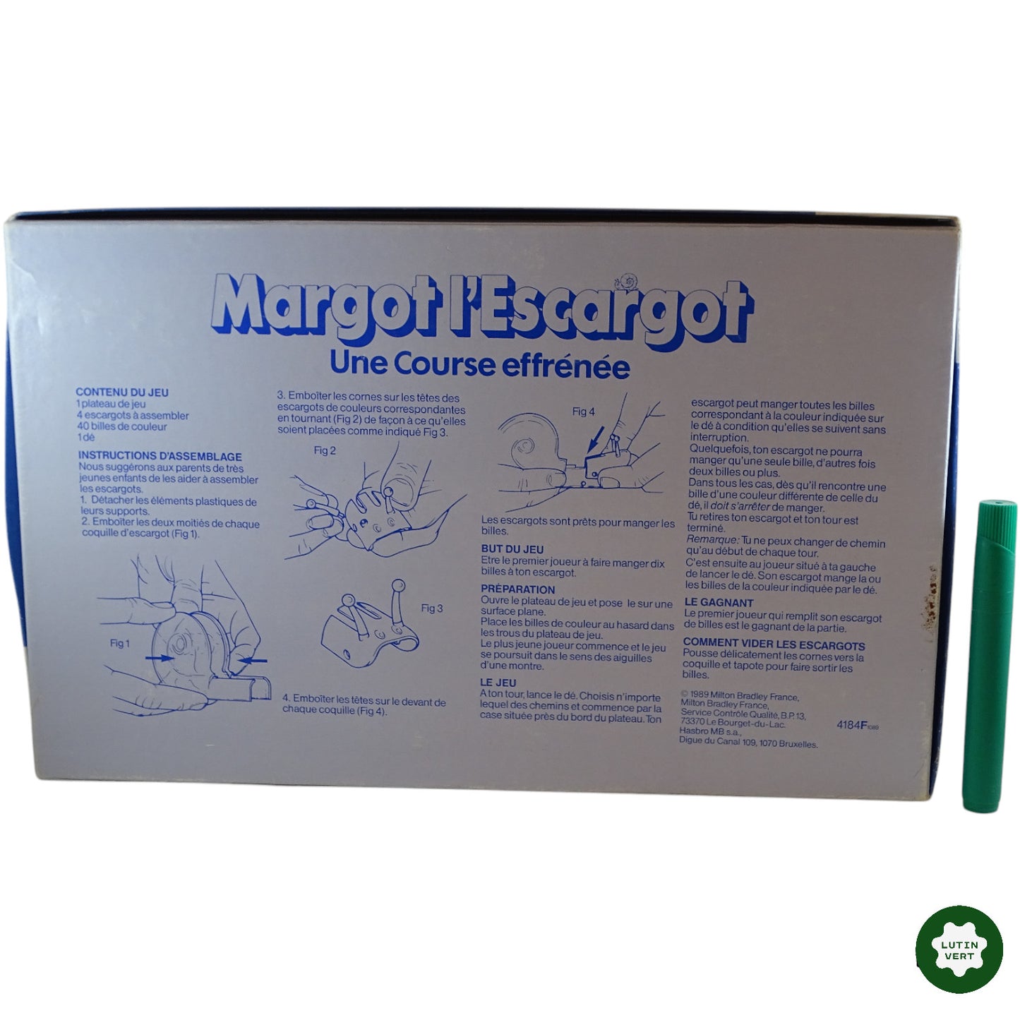 Margot l’Escargot – Une course effrénée d'occasion MB JEUX - Dès 4 ans | Ref 10978