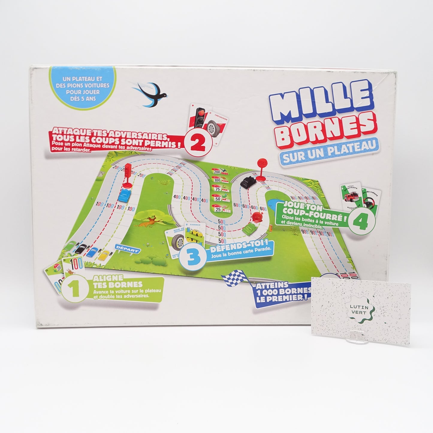 Mille bornes sur un plateau d'occasion DUJARDIN - Dès | Ref 13598