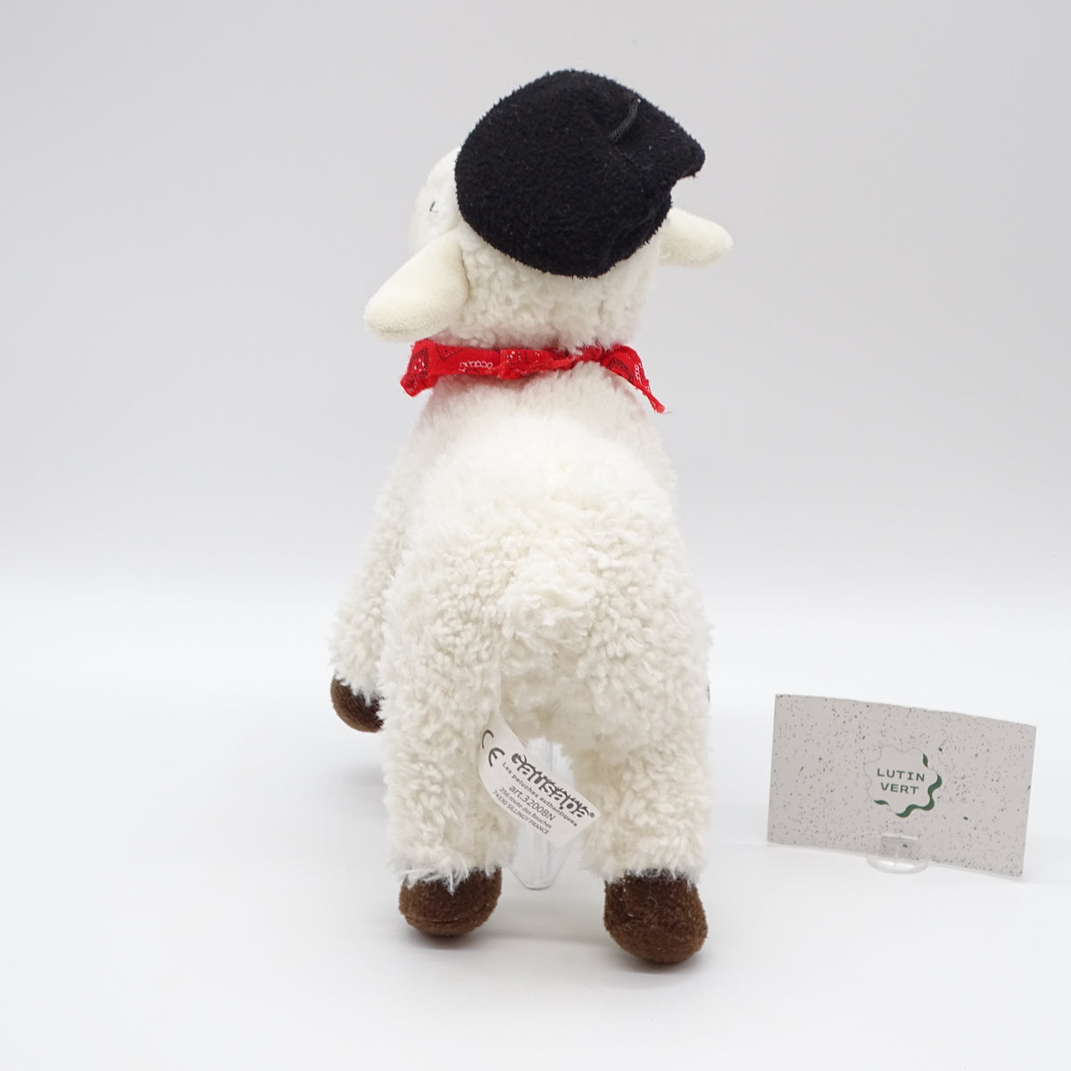 Peluche Mouton béret basque GAUSAPA - Dès 3 ans | Ref 16237