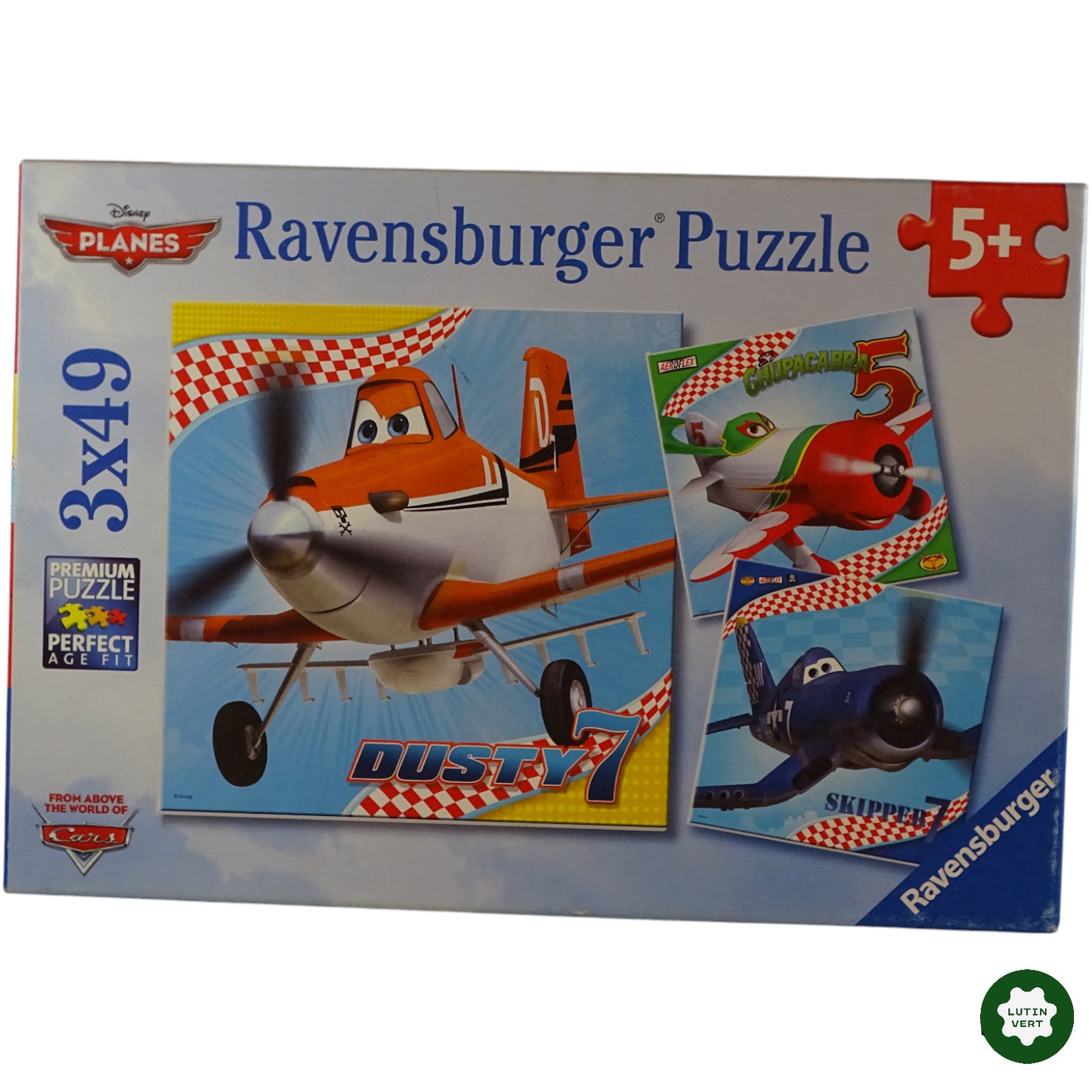 3 Puzzle Dusty Cars 49 pcs d'occasion RAVENSBURGER - Dès 5 ans | Ref 9604