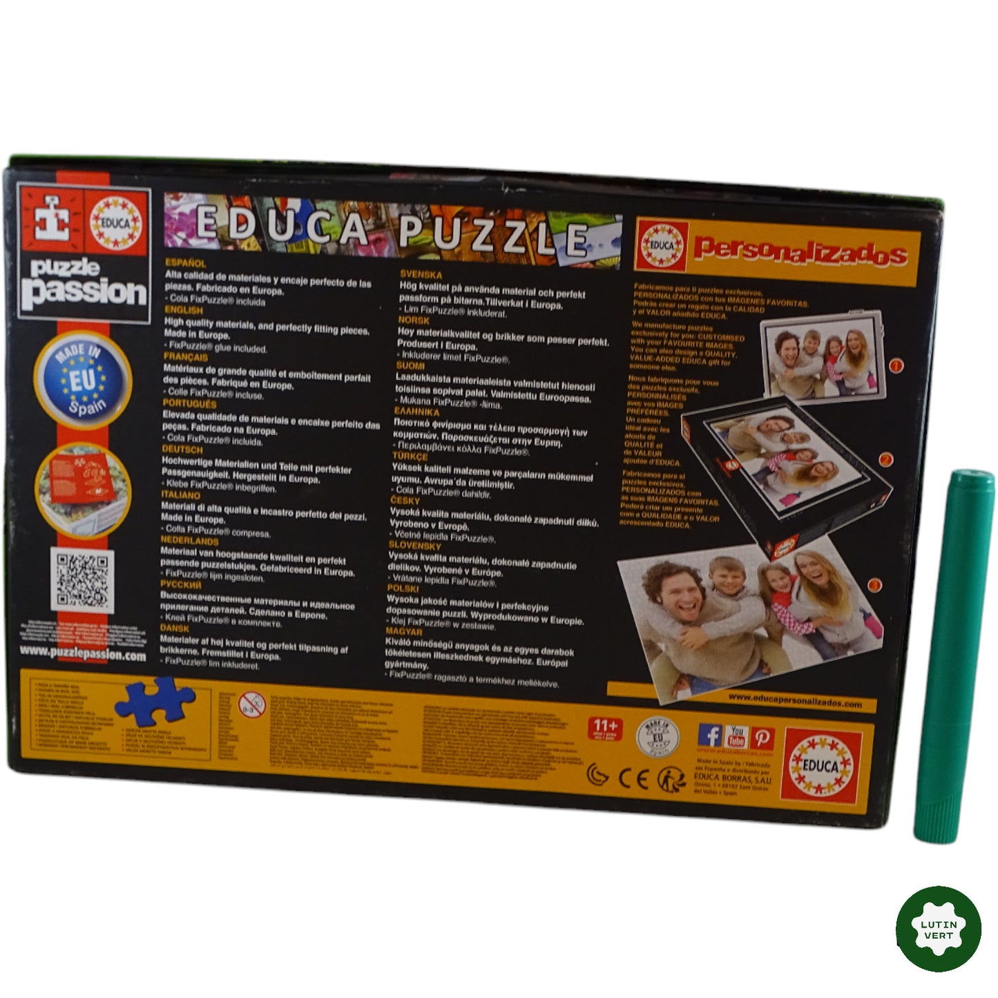 Puzzle Panda 500 pcs d'occasion EDUCA - Dès 10 ans | Ref 9576