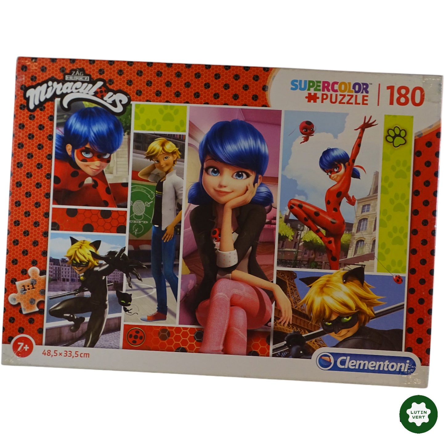 Puzzle Miraculous SuperColor 180 pcs d'occasion CLEMENTONI - Dès 7 ans | Ref 9549