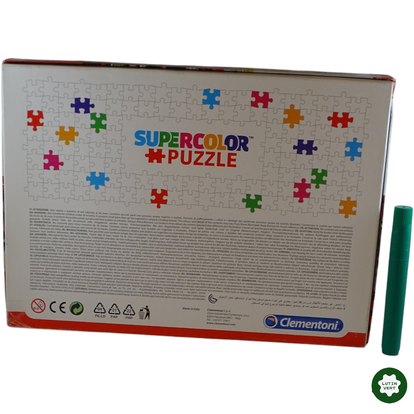 Puzzle Miraculous SuperColor 180 pcs d'occasion CLEMENTONI - Dès 7 ans | Ref 9549