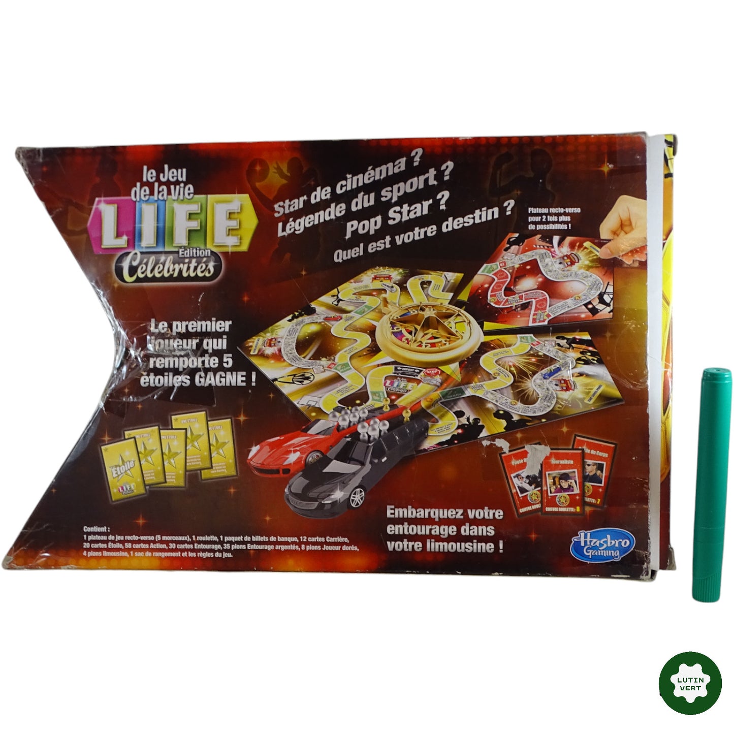 Le Jeu de la Vie – Edition Célébrités d'occasion HASBRO - Dès 8 ans | Ref 9598
