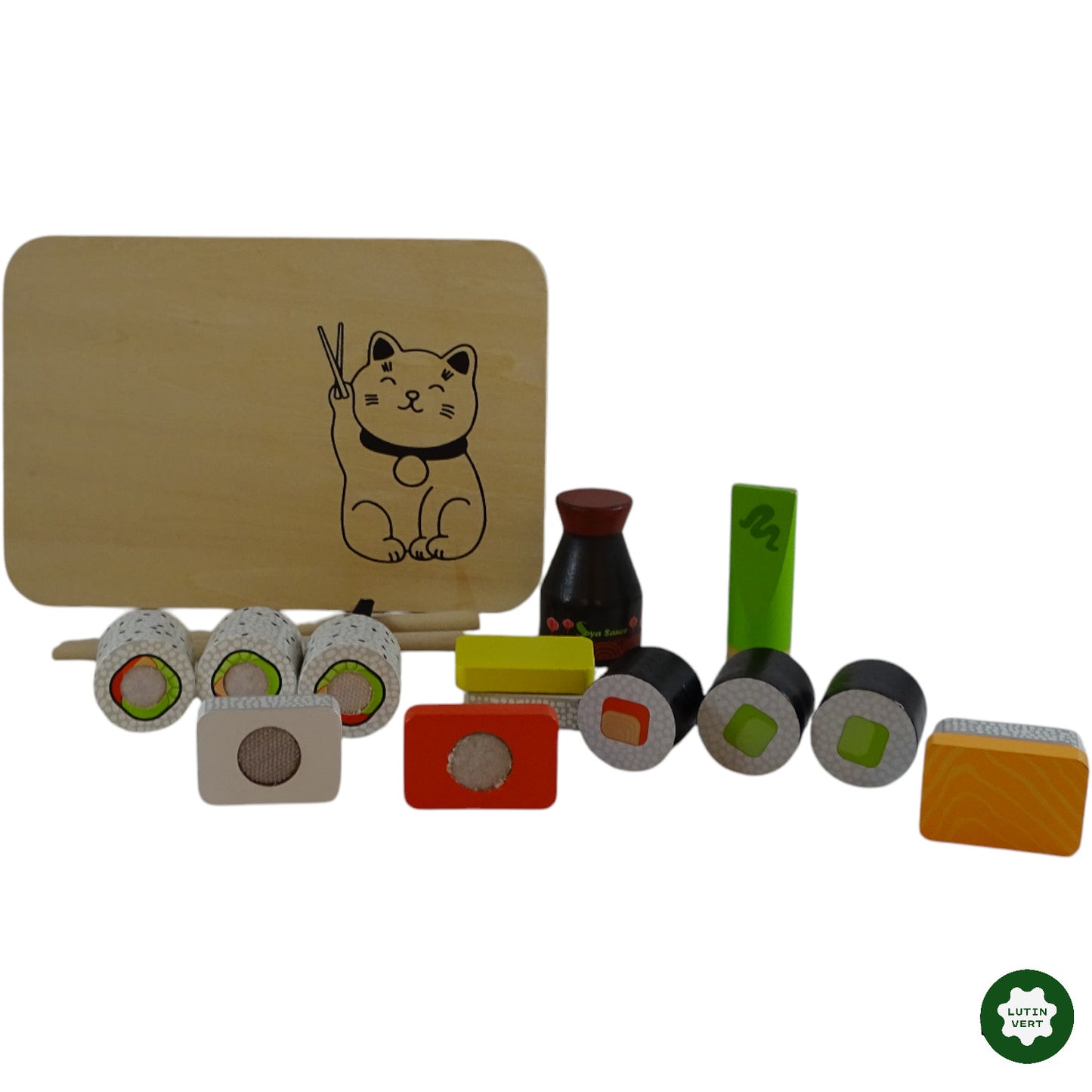 Set de Sushi en bois d'occasion PLAYTIVE - Dès 3 ans | Ref 9715