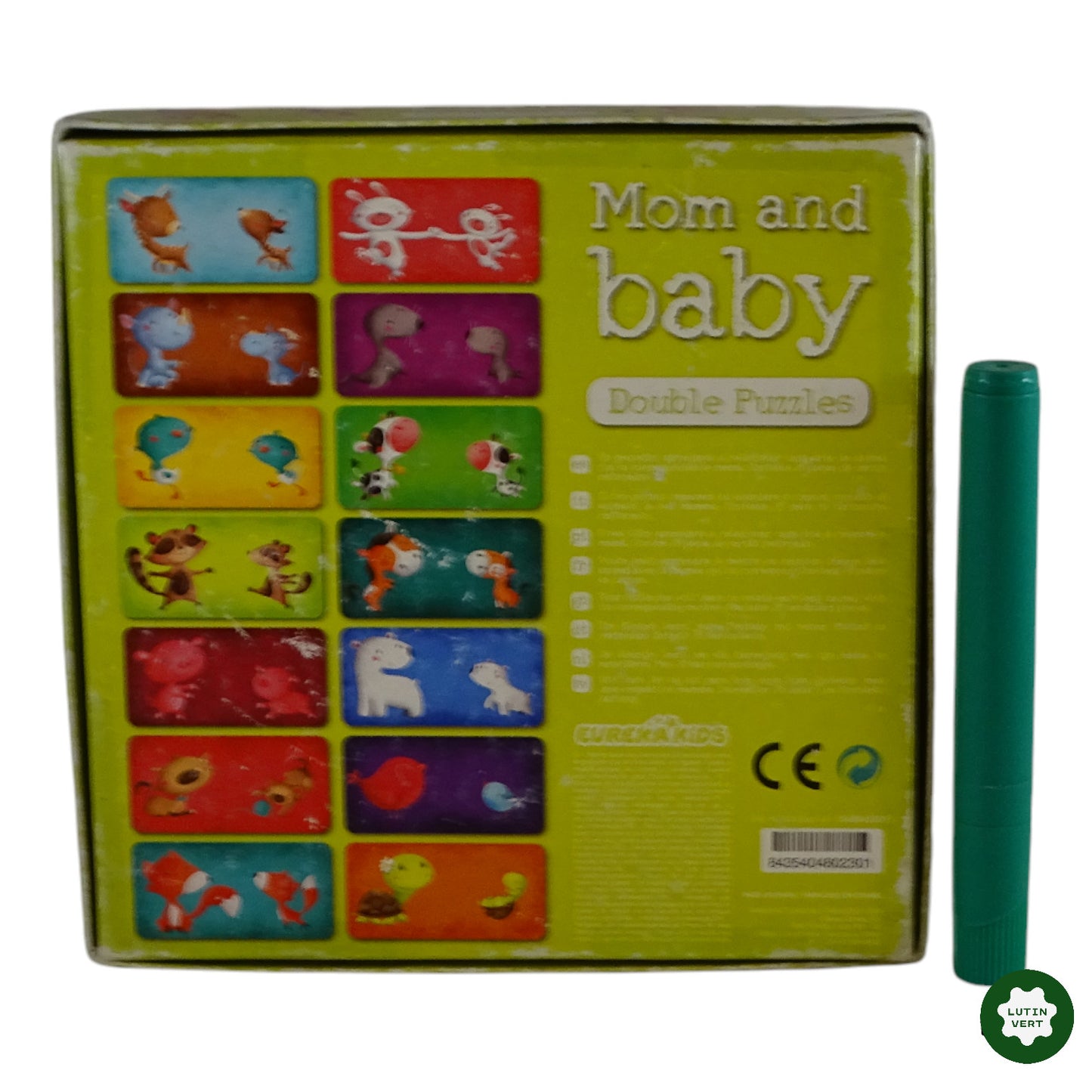 Mom and baby – Double Puzzles 28 pcs d'occasion EUREKA - Dès 2 ans | Ref 9717