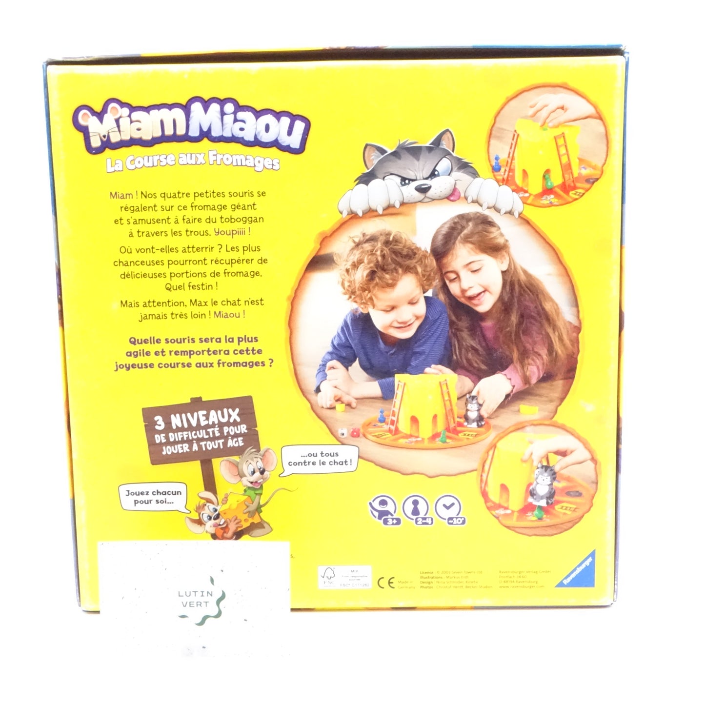 Miam Miaou « La course aux fromages » d'occasion RAVENSBURGER - Dès 3 ans | Ref 13702