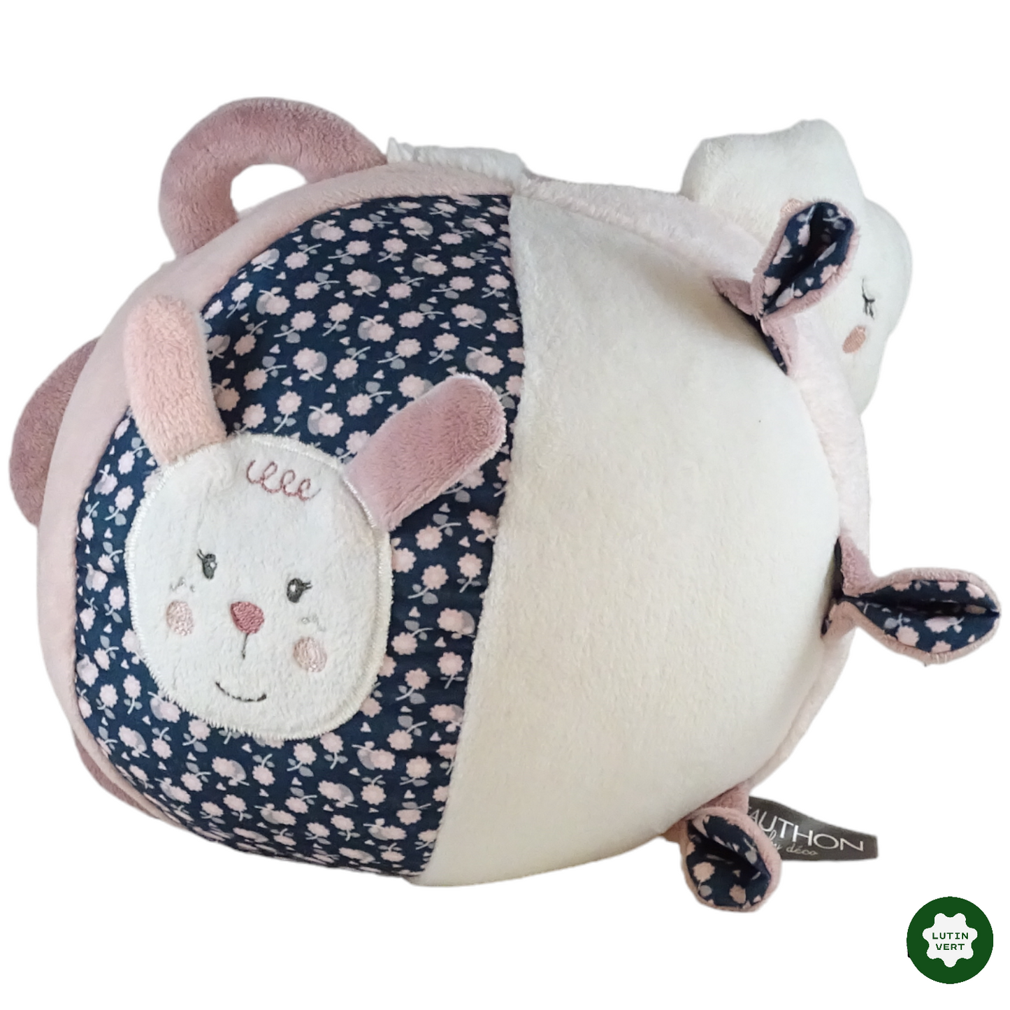 Doudou boule rose d'occasion SAUTHON - Dès 2 ans | Lutin Vert