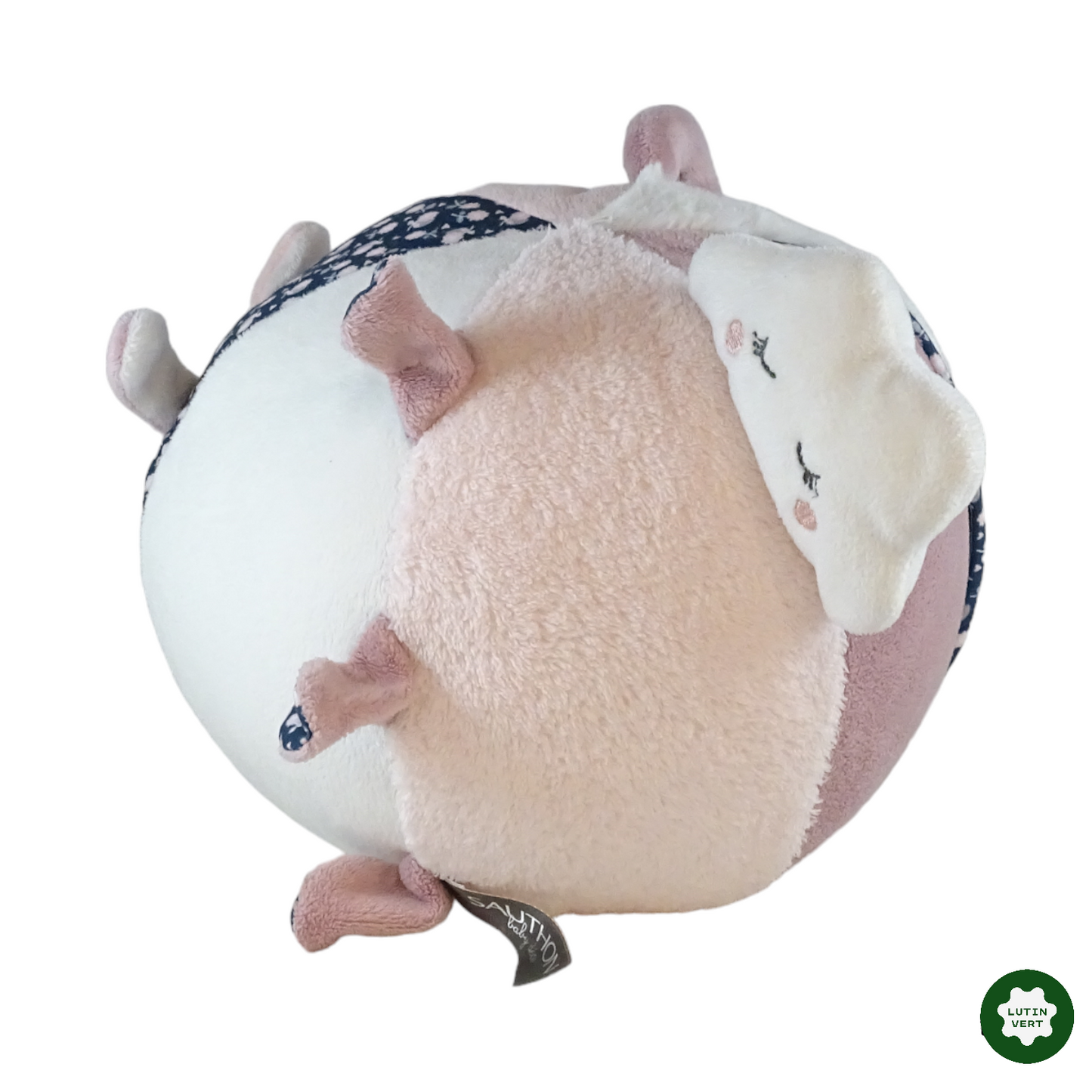 Doudou boule rose d'occasion SAUTHON - Dès 2 ans | Lutin Vert