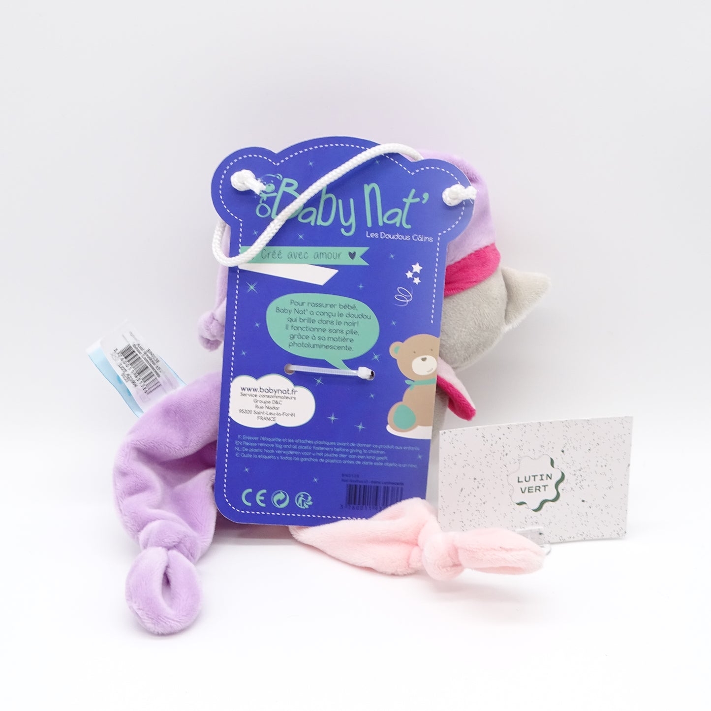 Chat gris BabyNat’ d'occasion BABYNAT’ - Dès Naissance | Ref 13719