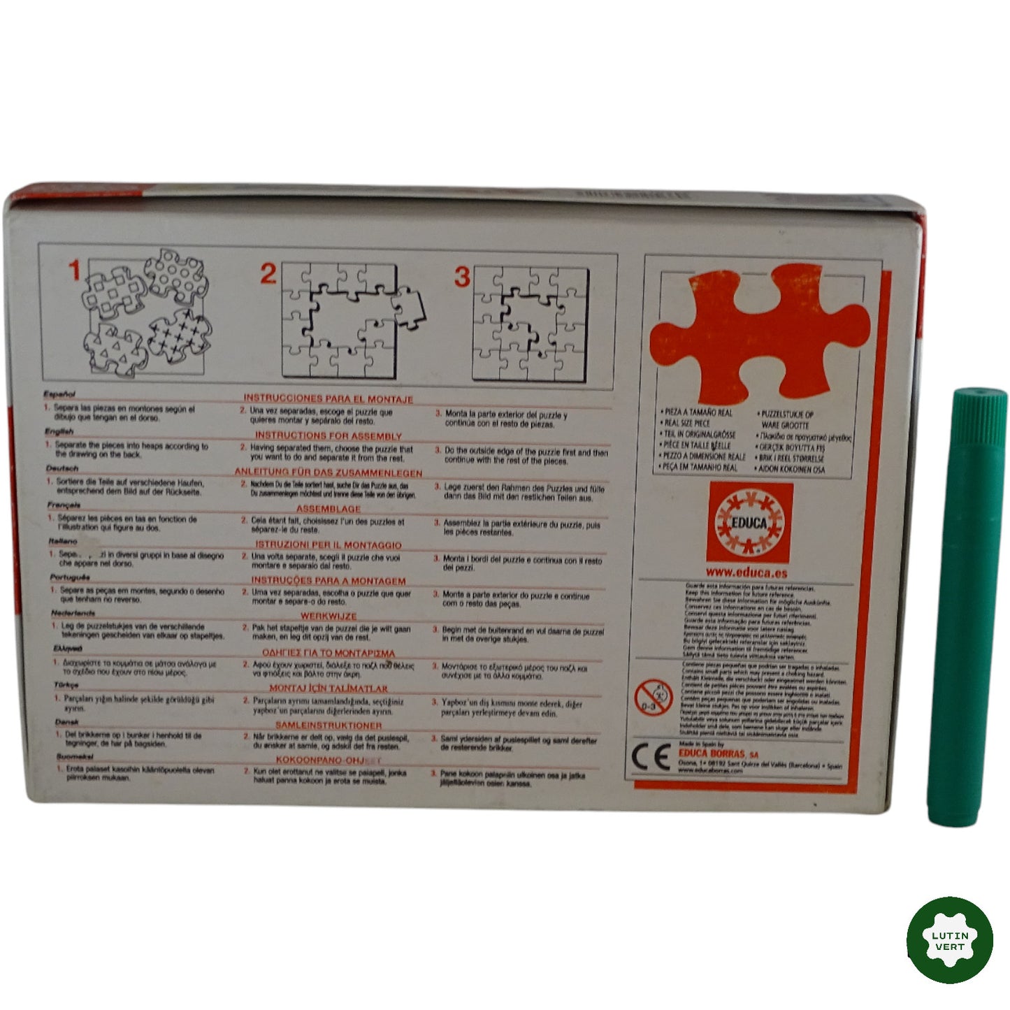 3 Puzzles 16 pcs Camions d'occasion EDUCA - Dès 3 ans | Ref 9824