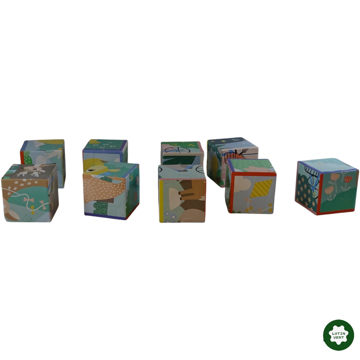 Puzzle 9 cubes – Les animaux de la forêt d'occasion CULTURA - Dès 2 ans | Ref 9819